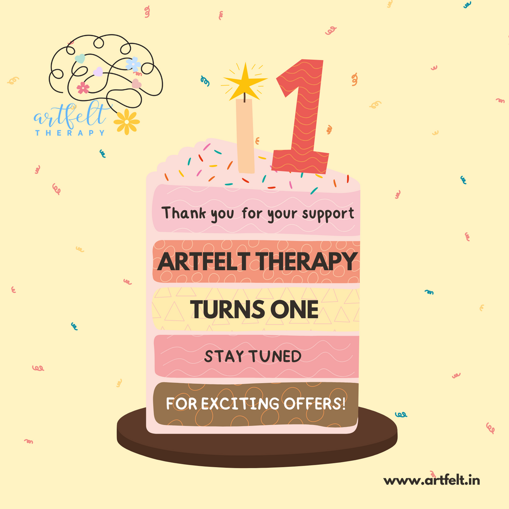 Artfelt Therapy turns ONE !