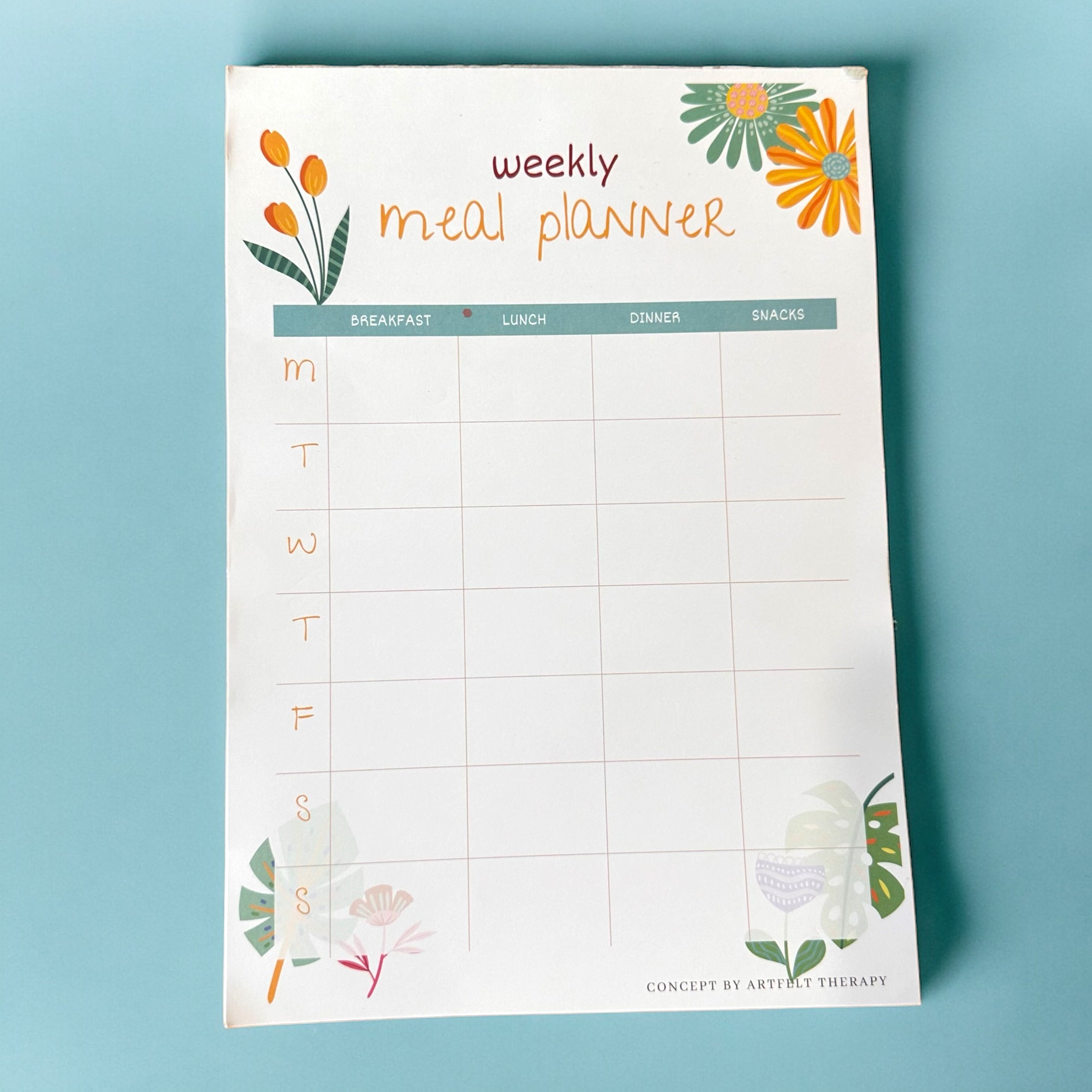 Meal Planner Tearpad - 7 days x 4 meals