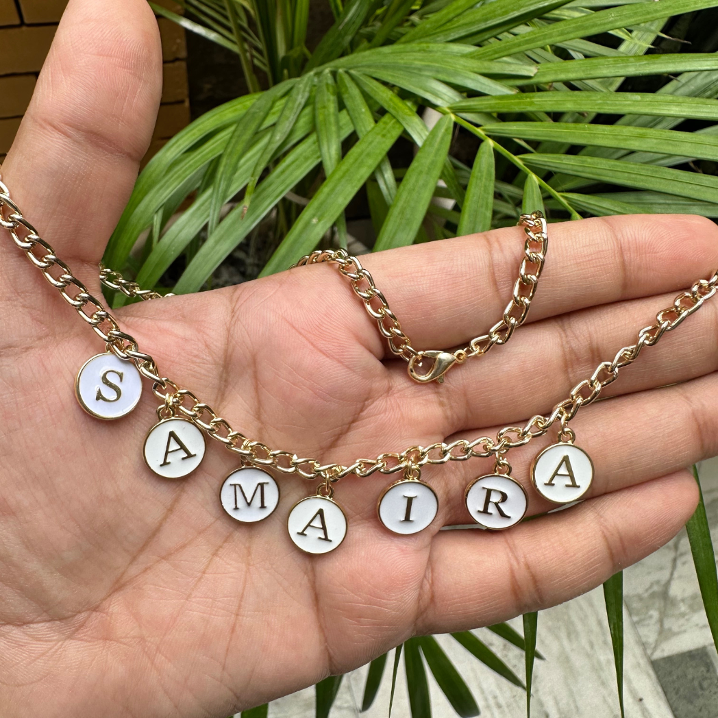 Personalised charm deals necklace